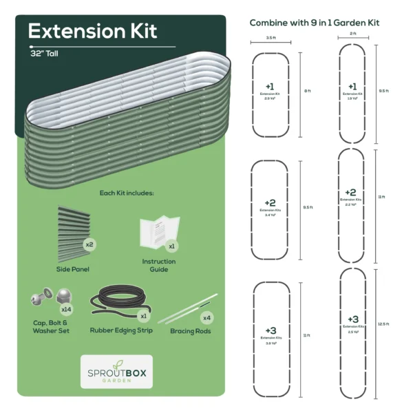Sproutbox 32" Tall Extension Kit - Image 3
