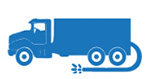 animal bedding delivery icon